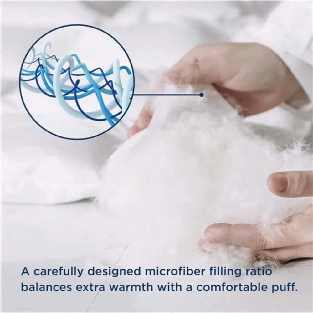 Queen Comforter Duvet Insert - Quilted White Comforters Queen Size, All Season